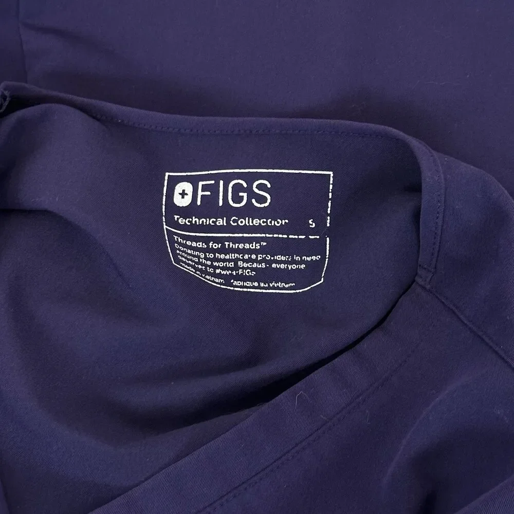 Figs Purple Jam Scrub Set M/S Medical Workwear Athleisure Minimalist Nurse - Picture 4 of 16